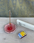 In Time Red Sunset Holder | Handmade Ritual Decor