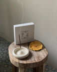 Riak Ceramic Incense Holder | Minimalist Ritual Decor | In Time Incense