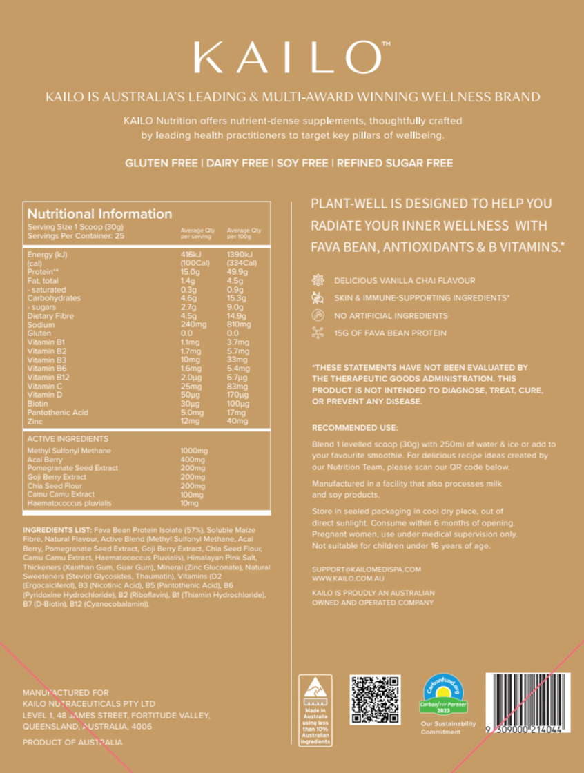 Plant Well (Vanilla Chai)