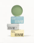 Tuttofare balm jars and boxes on a white background